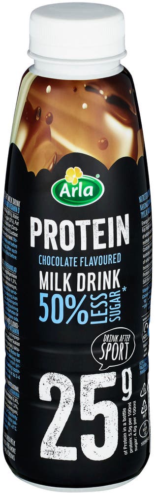 Arla Protein Sjokolademelk 50% Mindre Sukker