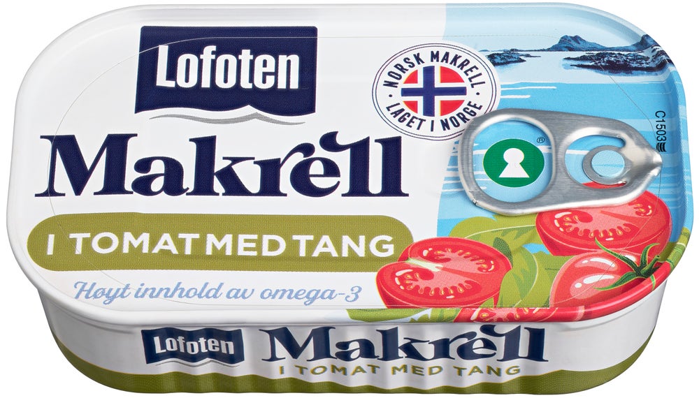 Lofoten Makrell i Tomat med Tang