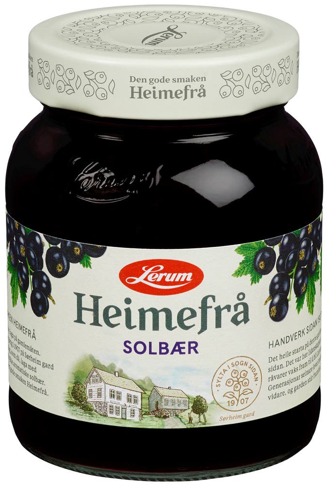 Lerum Solbærsyltetøy Heimefrå
