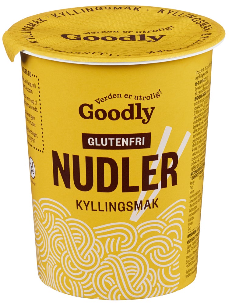 Goodly Nudler i Kopp M/kylling Glutenfri