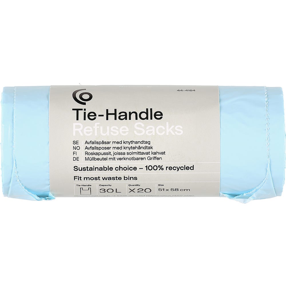 Clas Ohlson Avfallspose Turkis 30l, 20 stk