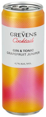 Grevens Cocktails Gin & Tonic Grapefruit Juniper