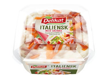 Delikat Italiensk Salat med Skinke