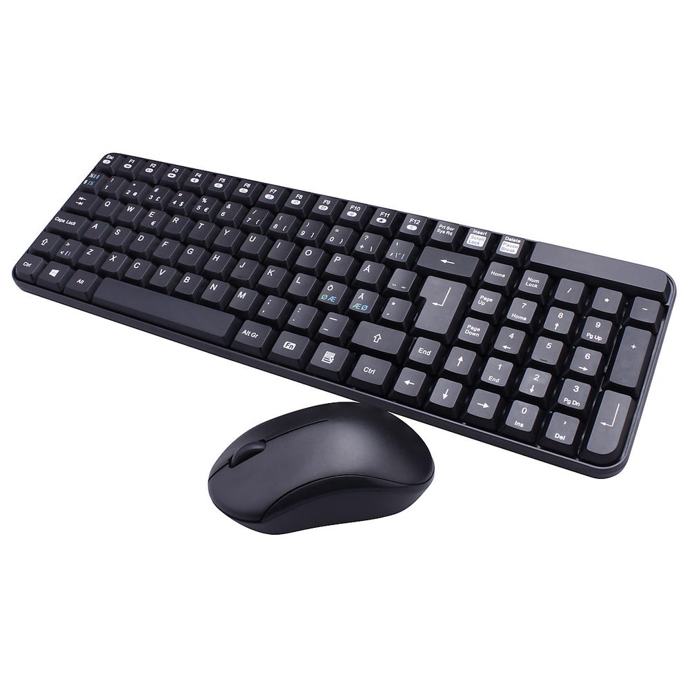 Clas Ohlson Trådløst tastatur og mus