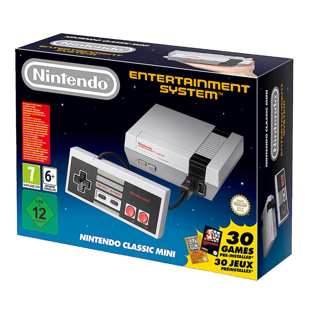 Nintendo Classic Mini NES Spillkonsoll