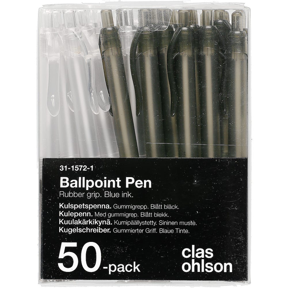 Clas Ohlson Kulepenner 50 stk