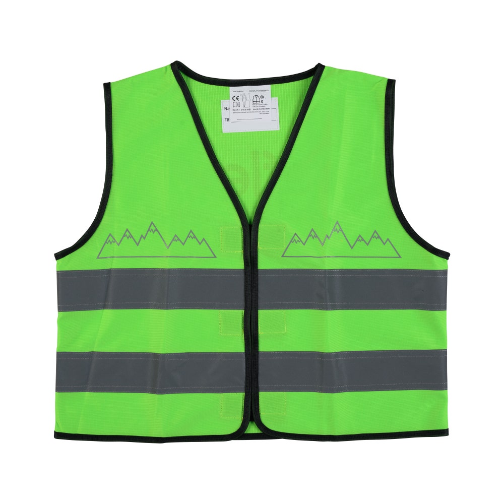 Reflex Refleksvest med borrelås Grønn Onesize