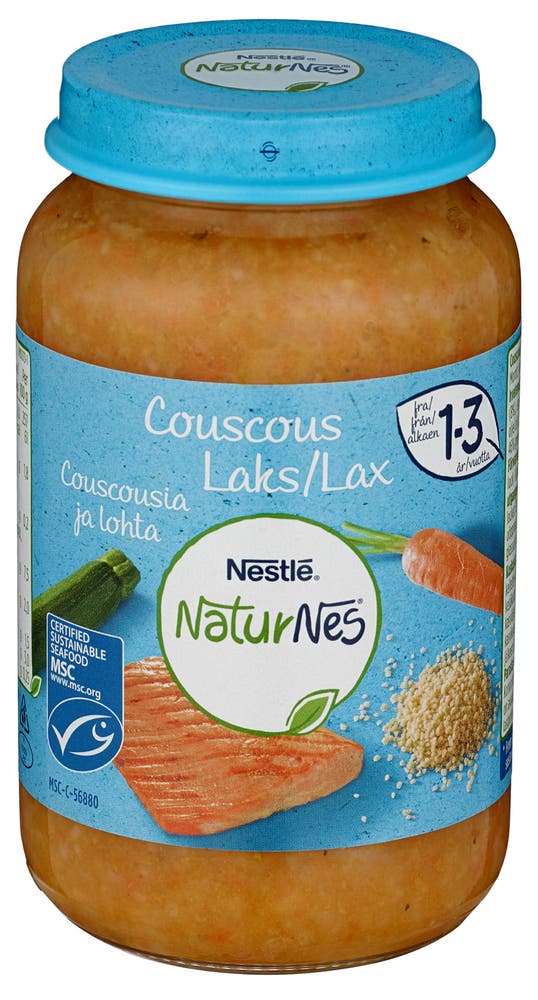 Couscous med Laks 1-3 år