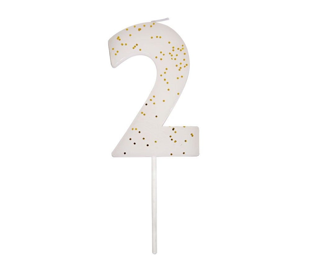 Sprell Stort kakelys med 2-tall