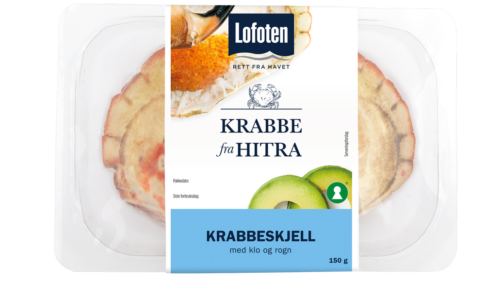Lofoten Hitra Krabbeskjell Med Klo og Rogn