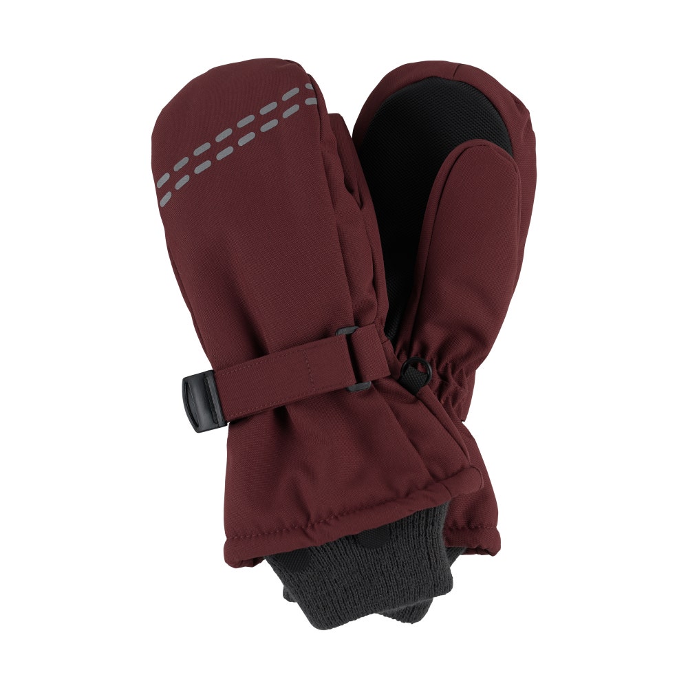 Reflex Votter Med Ullfôr Rød Størrelse: 2-4 år