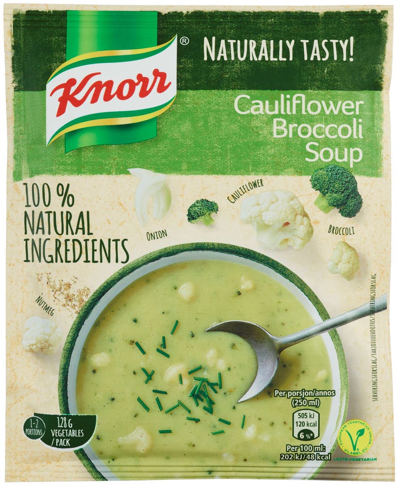 Knorr Blomkål- og Brokkolisuppe