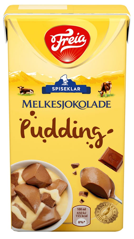 Freia Melkesjokoladepudding Spiseklar, 500g
