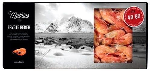 Mathias AS Frosne Ekstra Store Reker Str 40/60