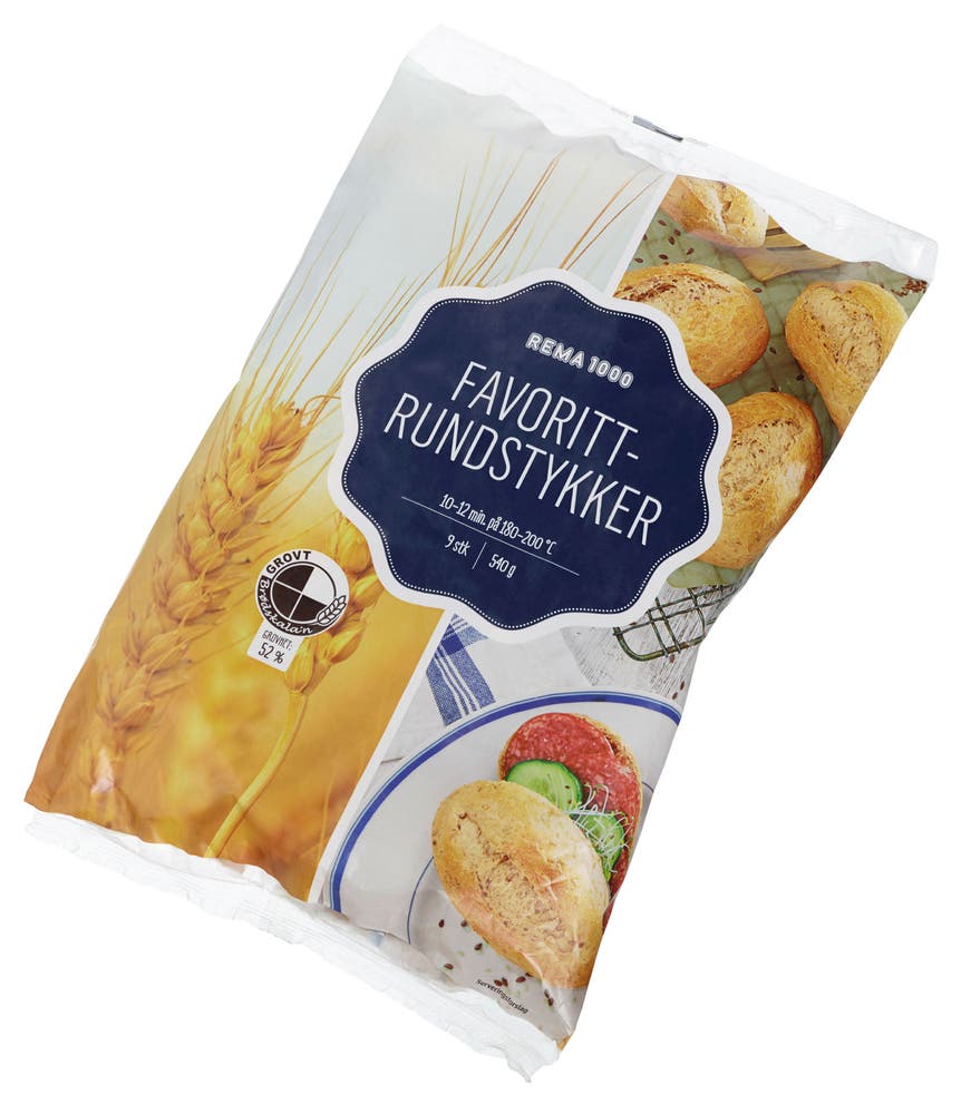 REMA 1000 Favorittrundstykker 9 stk