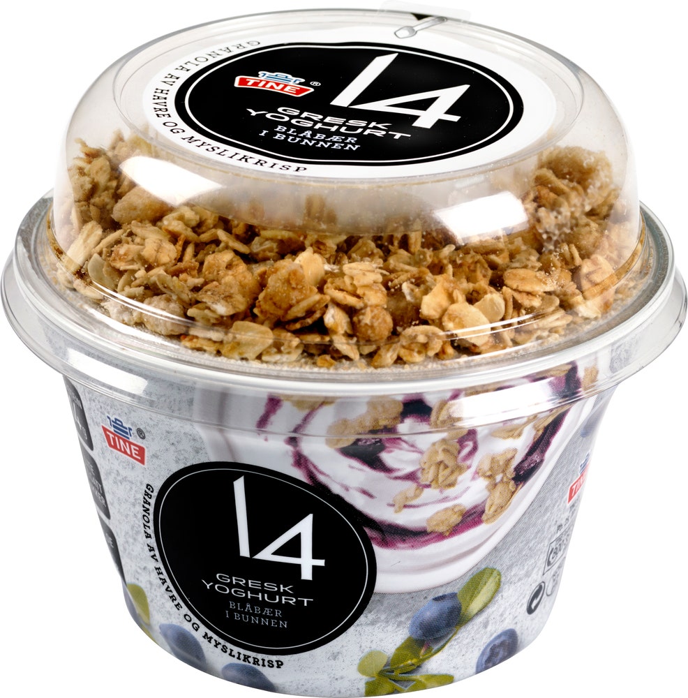Tine Gresk Yoghurt Blåbær TINE 14