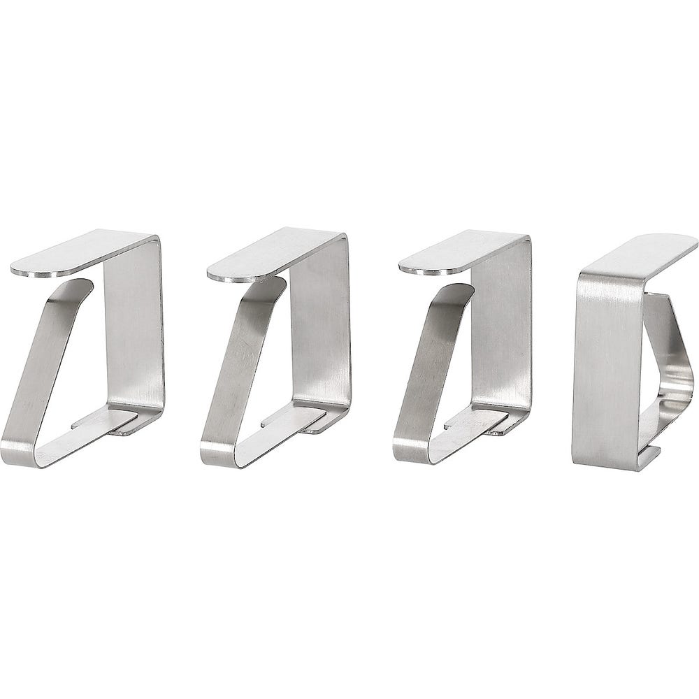 Clas Ohlson Dukholder i rustfritt 4 stk
