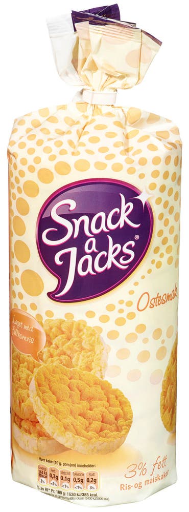 Quaker Riskake Snack A Jack Cheese