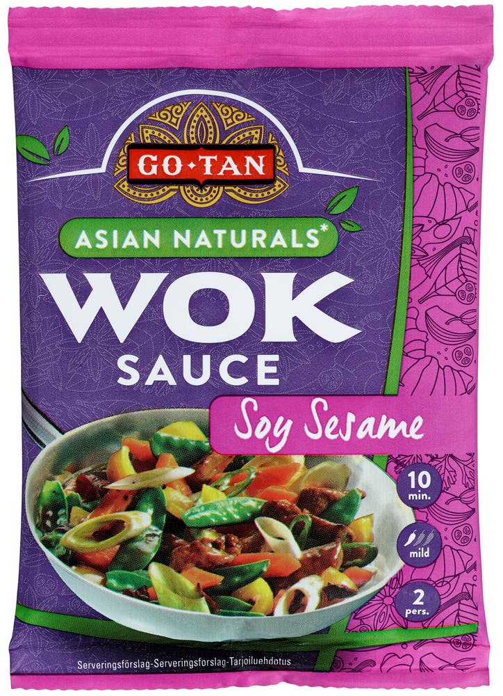 Go Tan Soya Sesam Asian Naturals Woksaus