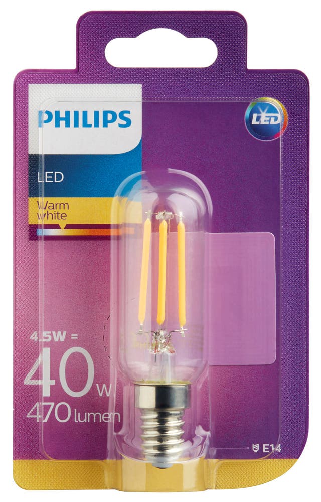 Philips Lyspære Led Classic T25l Rørform 40w, E14, 230v Kla