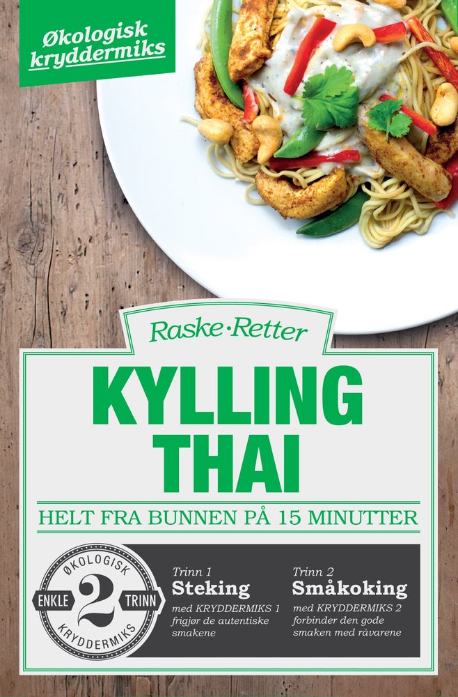 Raske Retter Kylling Thai Kryddermiks Økologisk