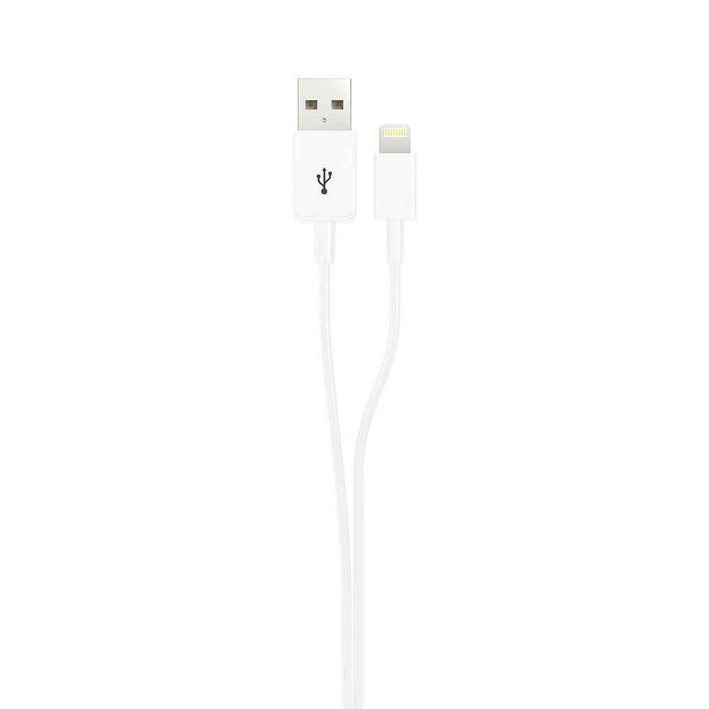 EXIBEL Synkkabel Lightning hvit iPod/iPhone/iPad