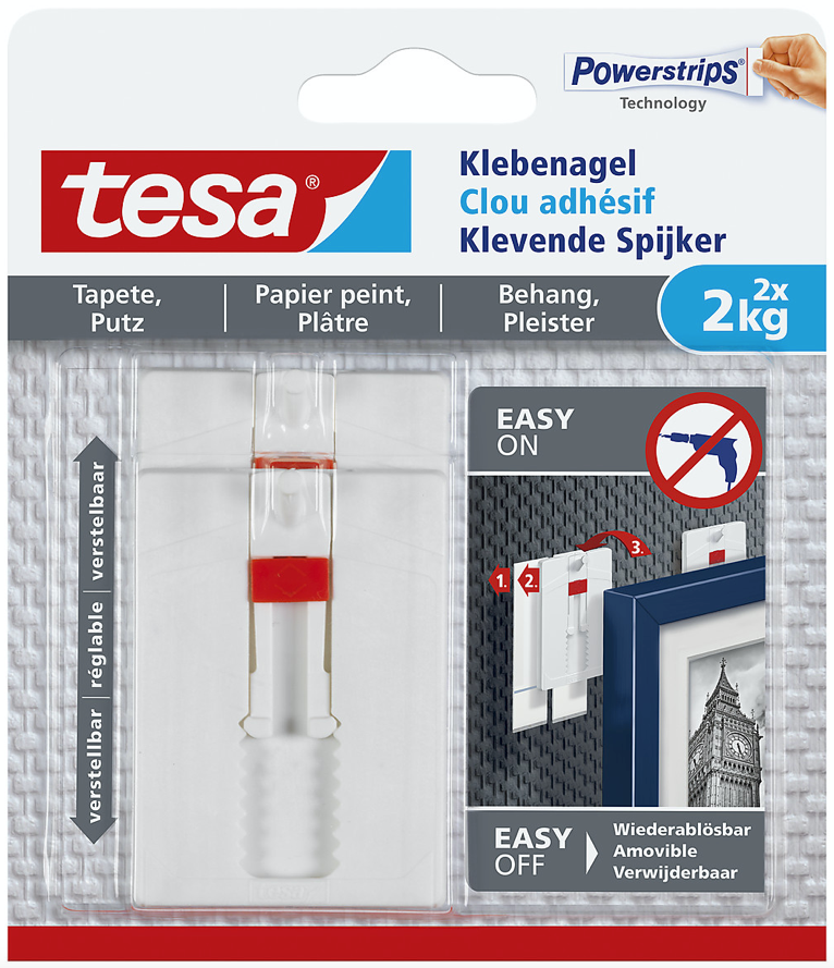 Tesa Selvheftende Krok Xl Justerbar