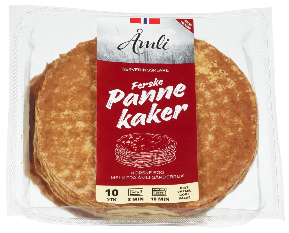Åmli Pannekaker Ferdigstekte 10 Stk