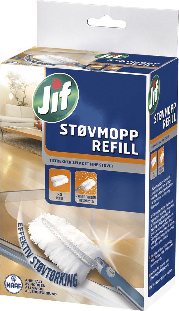 Jif Støvmopp Refill 5stk
