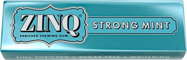 Zinq Strong Mint Tyggegummi med Sink Sukkerfri