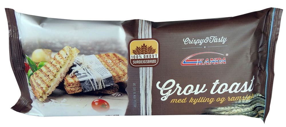 Kanda Grov Toast Med Kylling & Ramsløk