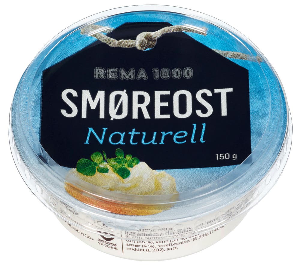 REMA 1000 Smøreost Naturell