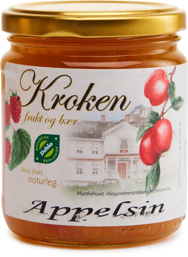 Kroken Frukt & Bær Håndlaget  Appelsinmarmelade Økologisk