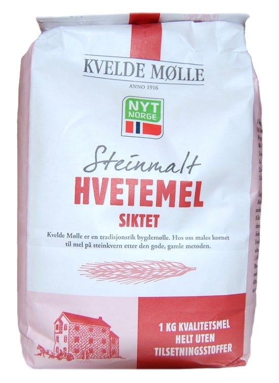 Kvelde Mølle Siktet Hvetemel