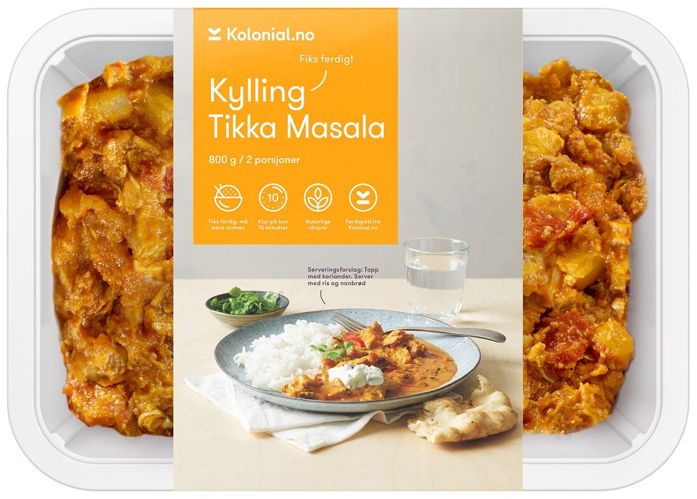 Gastro Kitchen Kylling Tikka Masala Fiks ferdig, 2 Porsjoner