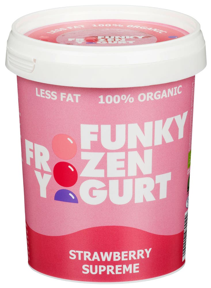 Funky Frozen Yogurt Strawberry Supreme Økologisk