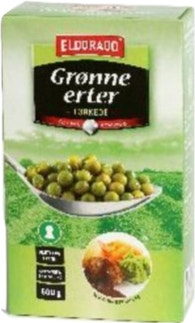 Eldorado Grønne erter Tørrede