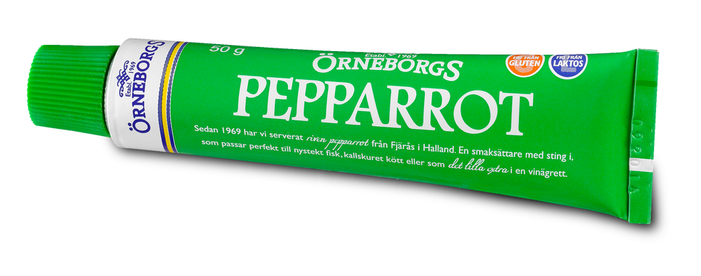 Pepperrot på tube