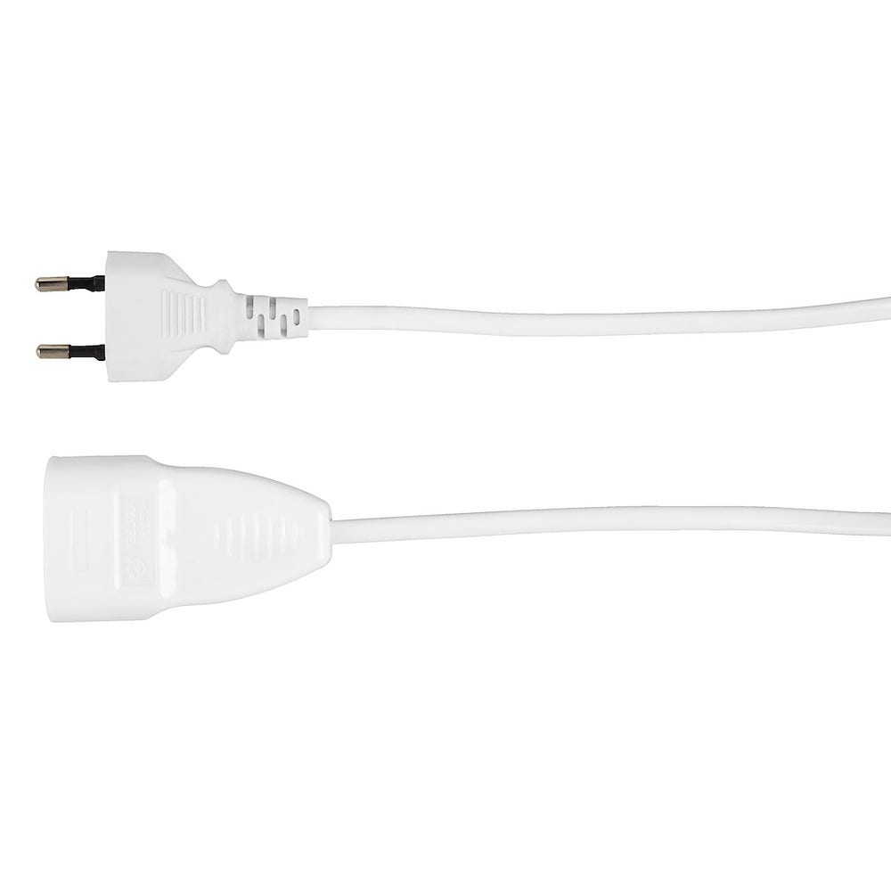 Clas Ohlson Skjøteledning 2m, Hvit