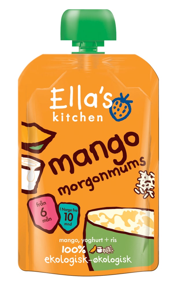 Ella's Kitchen Morgenmums Mango Fra 10 mnd