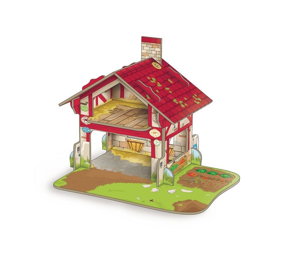 Sprell Bondegård i solid kartong