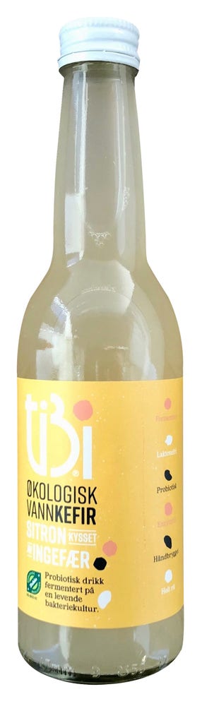Tibi Vannkefir Vannkefir Sitron og Ingefær