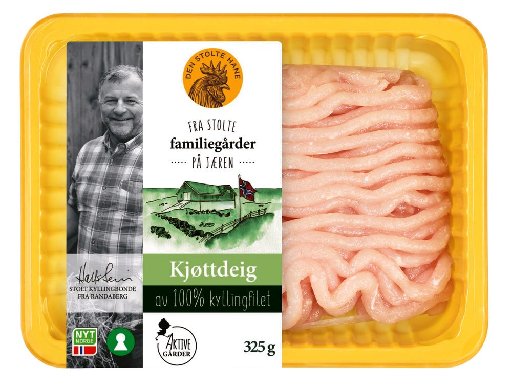 Den Stolte Hane Kjøttdeig Av 100% Kyllingfilet