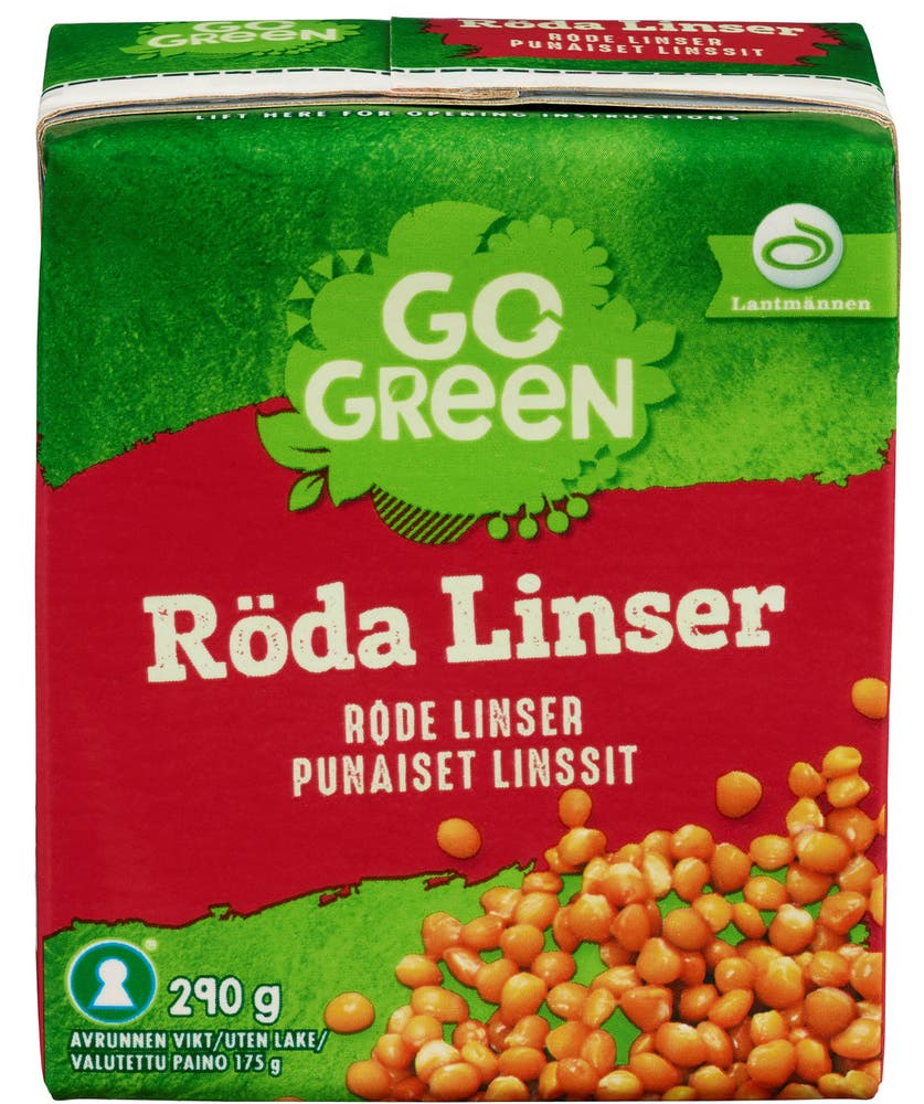 Go Green Røde Linser