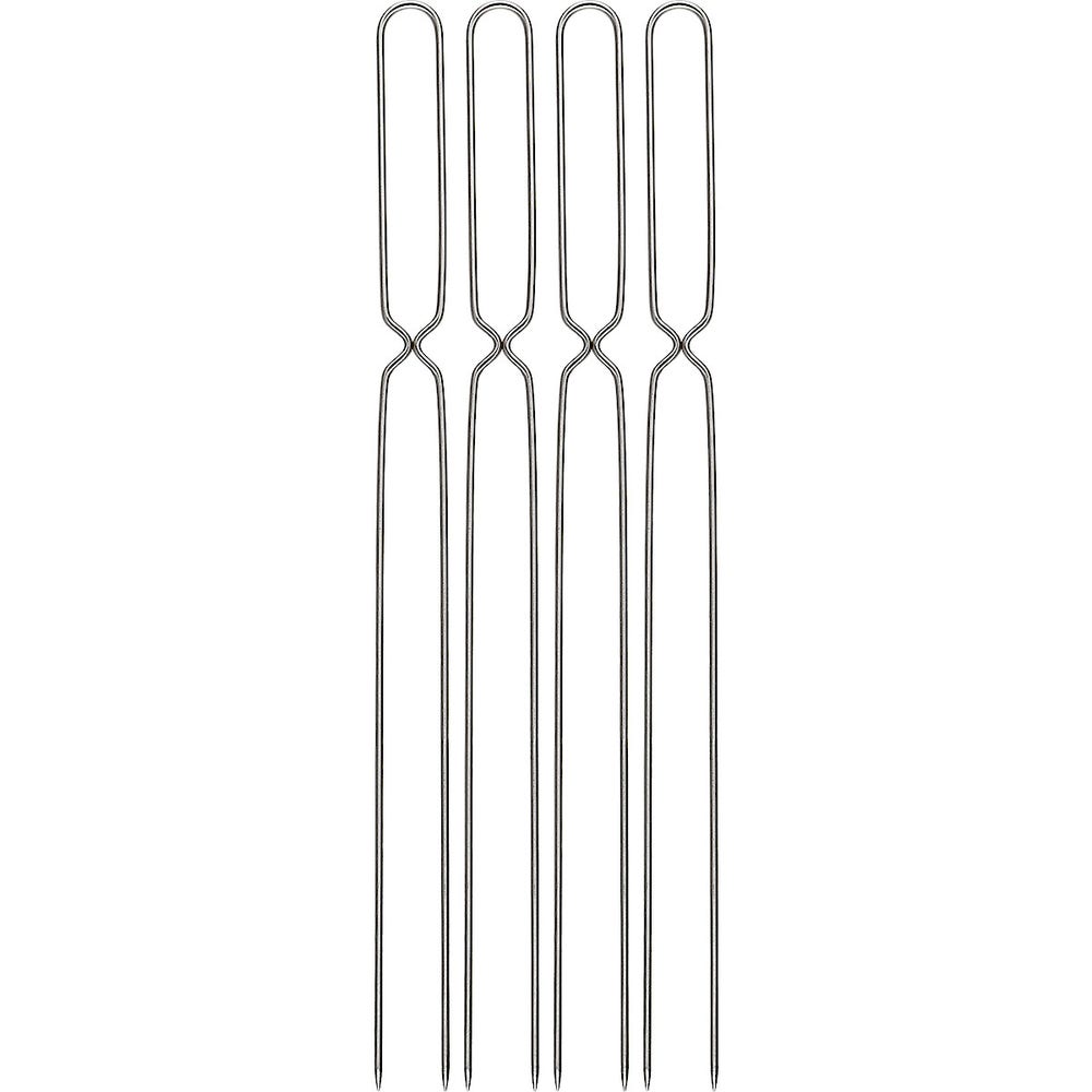 Clas Ohlson Grillspyd i stål 4 stk