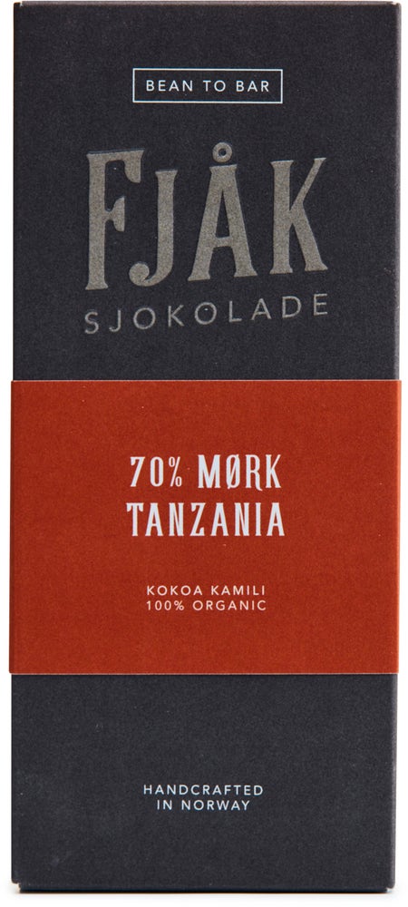 Fjåk Økologisk 70% Mørk Sjokolade Tanzania
