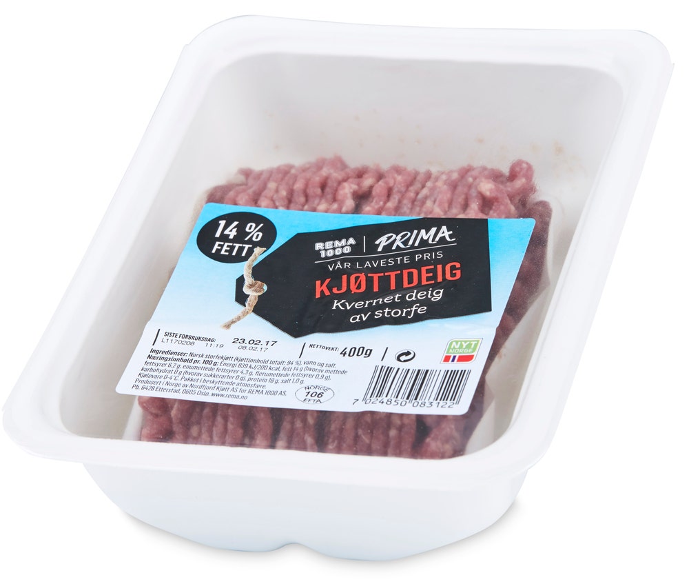 Kvernet Deig Av Storfe 14%