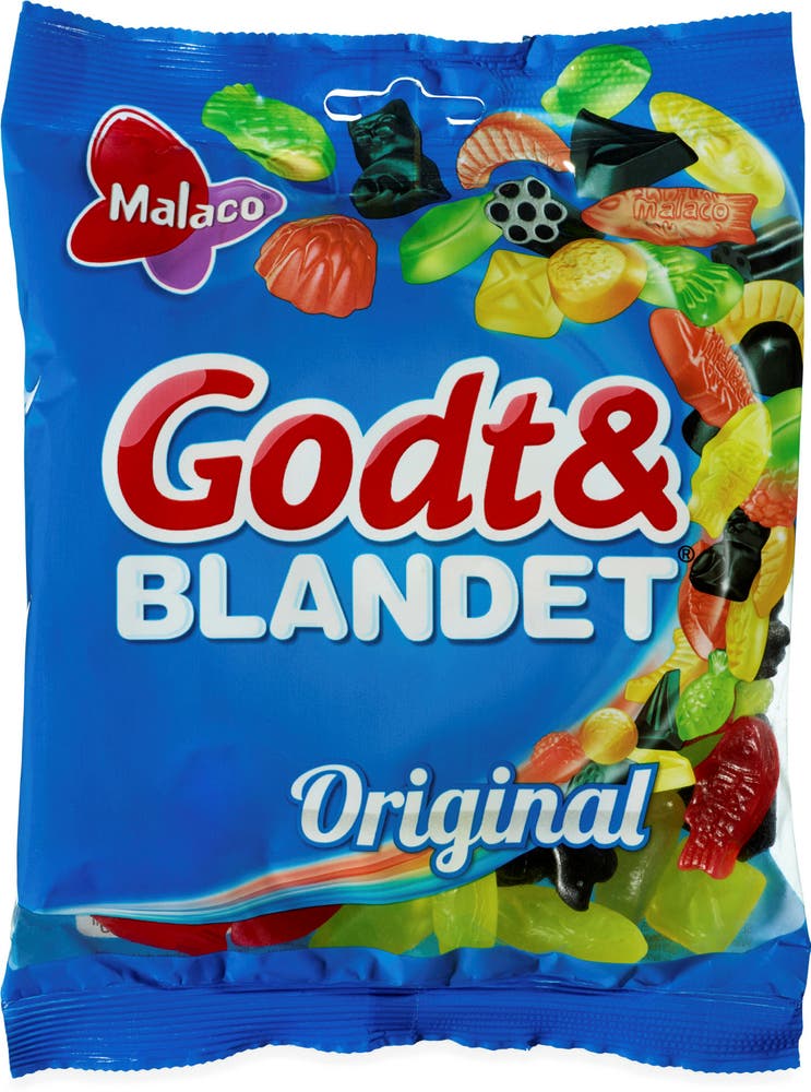 Malaco Godt & Blandet Vingummi