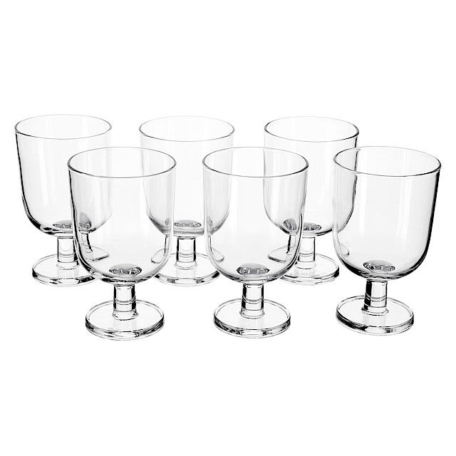 Glass med stett 25cl (klart glass)