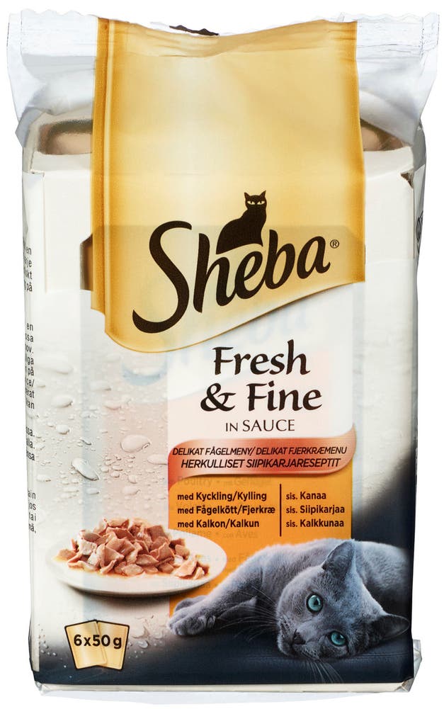 Sheba Pouch Mini Fjærkre